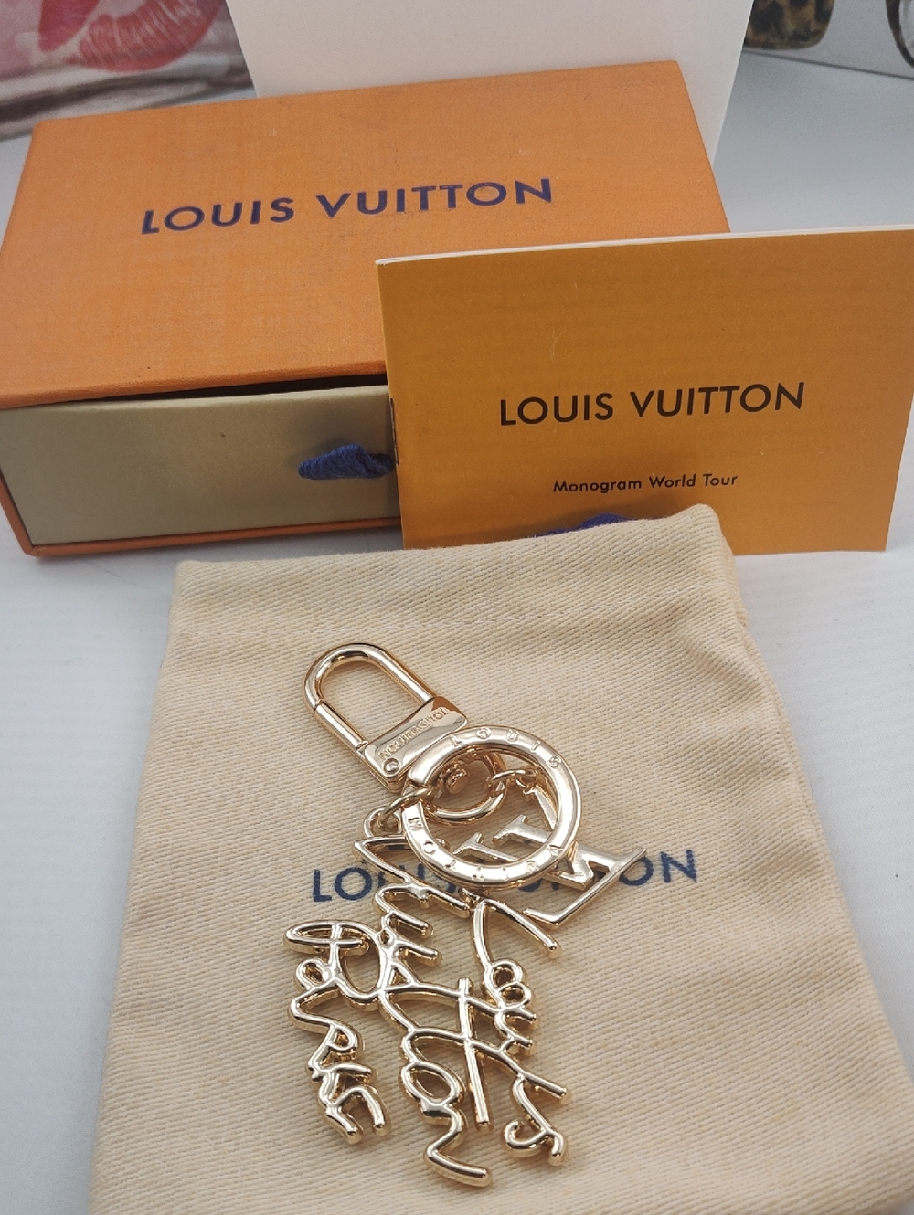 Louis Vuitton Script Bagcharm Full Inclusion